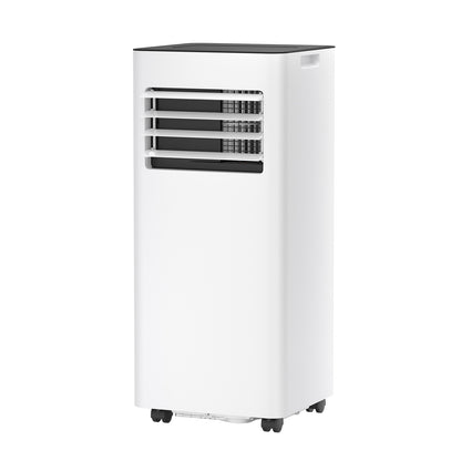 ZAFRO 8,000/10,000 BTU Portable Air Conditioner 3 Modes & Speeds with remote control/24H Timer /LED Display for Bedroom/Office/Living room, White