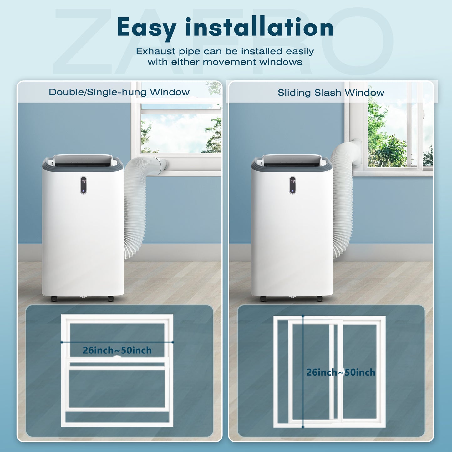 ZAFRO Portable Air Conditioners,3-in-1 Portable AC Unit